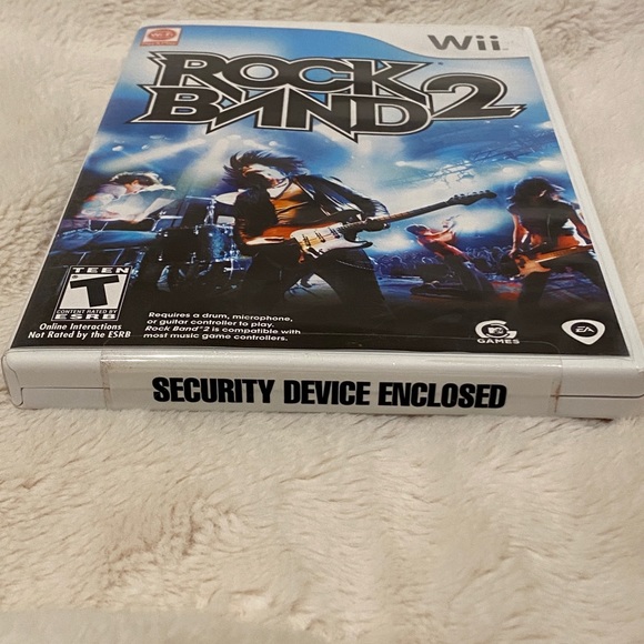 Nintendo Video Games & Consoles Nintendo Wii Rock Band 2 Game Disc Only No Instruments